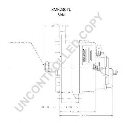 Генератор PRESTOLITE ELECTRIC 8MR2307U Генератор PRESTOLITE ELECTRIC 8MR2307U