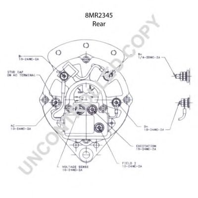Генератор PRESTOLITE ELECTRIC 8MR2345 Генератор PRESTOLITE ELECTRIC 8MR2345