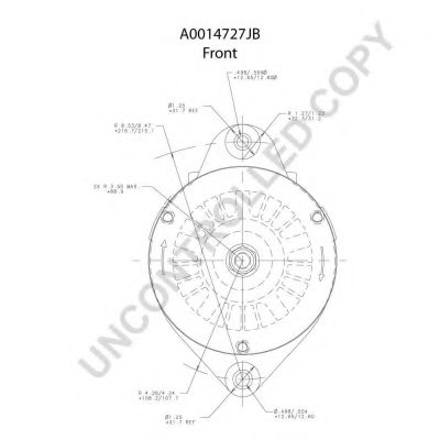 Генератор PRESTOLITE ELECTRIC A0014727JB Генератор PRESTOLITE ELECTRIC A0014727JB