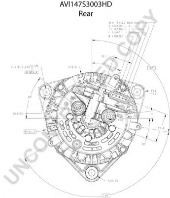 Генератор PRESTOLITE ELECTRIC AVI147S3003HD Генератор PRESTOLITE ELECTRIC AVI147S3003HD