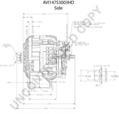 Генератор PRESTOLITE ELECTRIC AVI147S3003HD Генератор PRESTOLITE ELECTRIC AVI147S3003HD