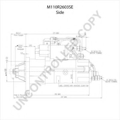 Стартер PRESTOLITE ELECTRIC M110R2603SE Стартер PRESTOLITE ELECTRIC M110R2603SE
