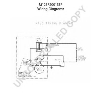 PRESTOLITE ELECTRIC M125R2001SEP