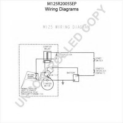 PRESTOLITE ELECTRIC M125R2005SEP