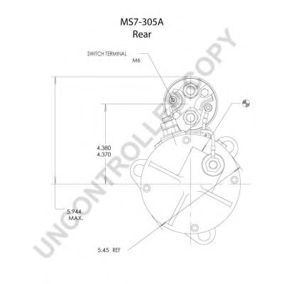 Стартер PRESTOLITE ELECTRIC MS7-305A Стартер PRESTOLITE ELECTRIC MS7-305A
