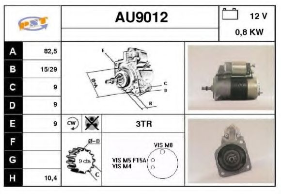SNRA AU9012