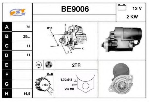 SNRA BE9006 SNRA BE9006