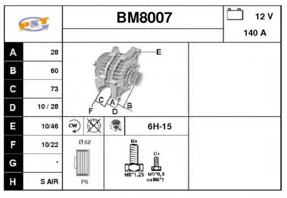 SNRA BM8007