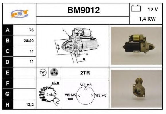 SNRA BM9012
