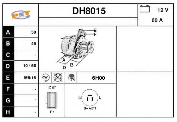 SNRA DH8015