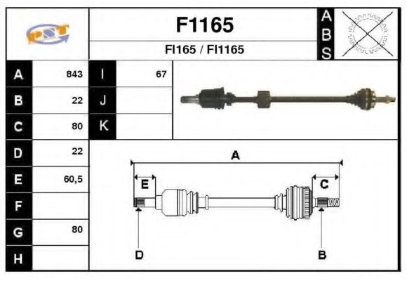 SNRA F1165