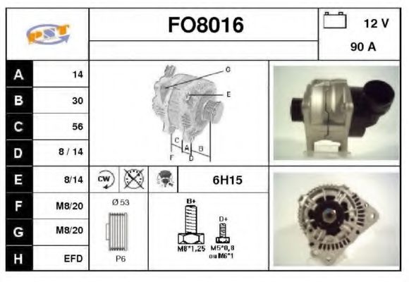 SNRA FO8016