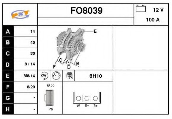 SNRA FO8039