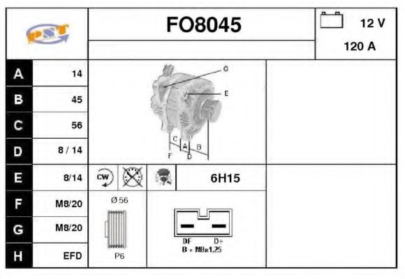 SNRA FO8045