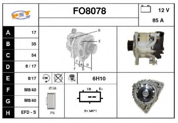 SNRA FO8078 SNRA FO8078