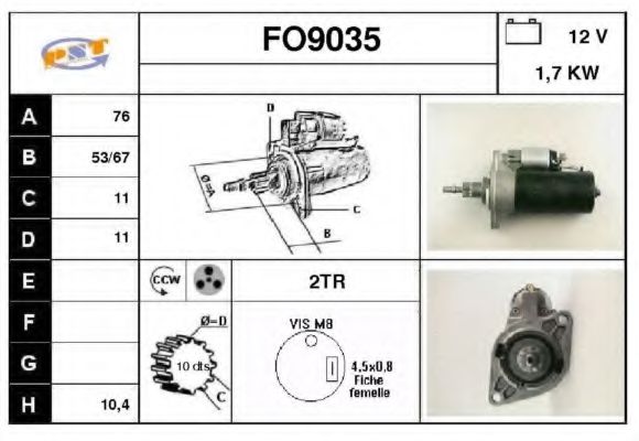 SNRA FO9035