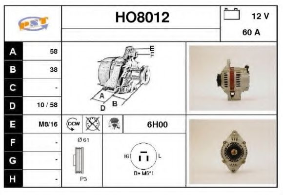 SNRA HO8012