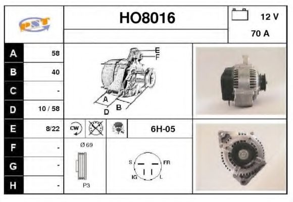 SNRA HO8016