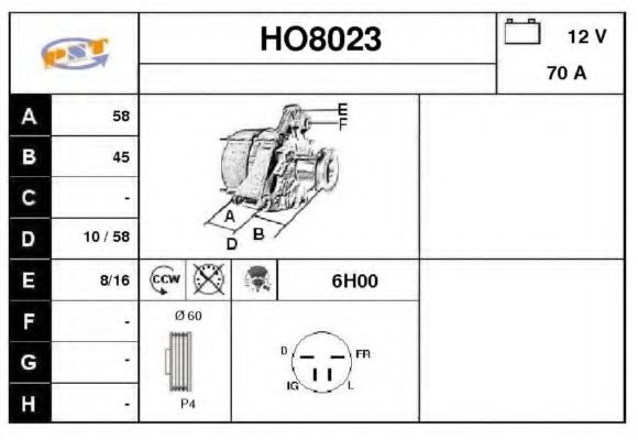 SNRA HO8023