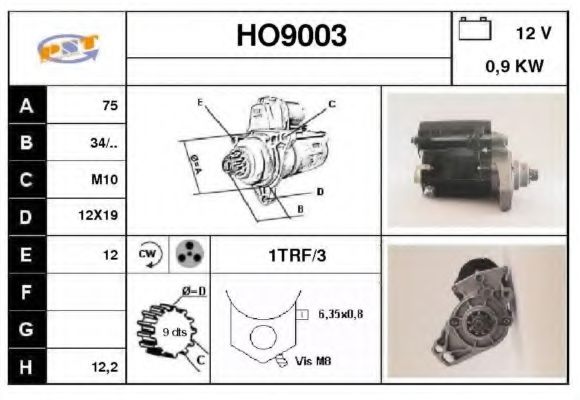 SNRA HO9003