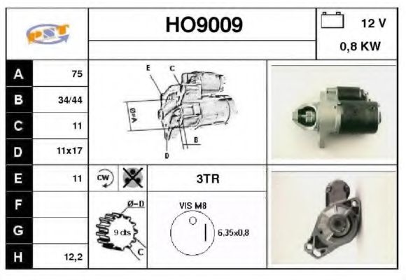 SNRA HO9009 SNRA HO9009