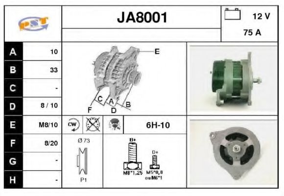 SNRA JA8001