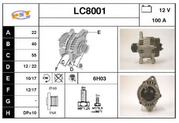 SNRA LC8001
