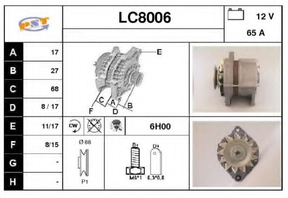 SNRA LC8006