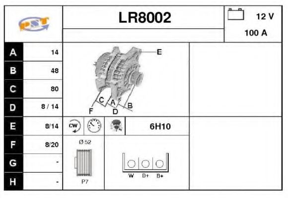 SNRA LR8002