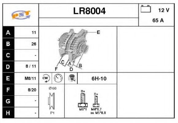 SNRA LR8004