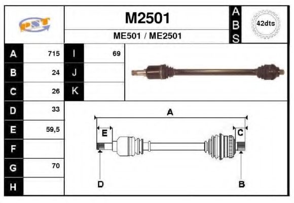 SNRA M2501