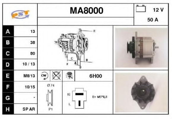 SNRA MA8000