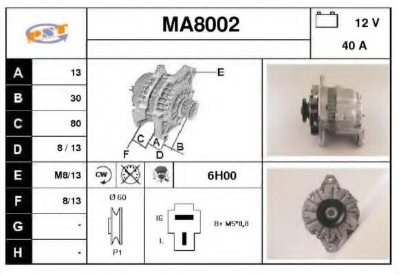 SNRA MA8002