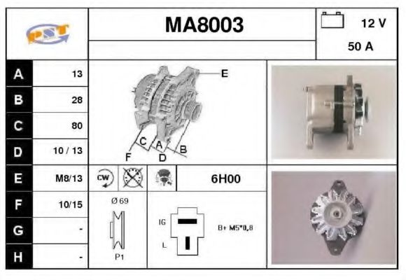 SNRA MA8003