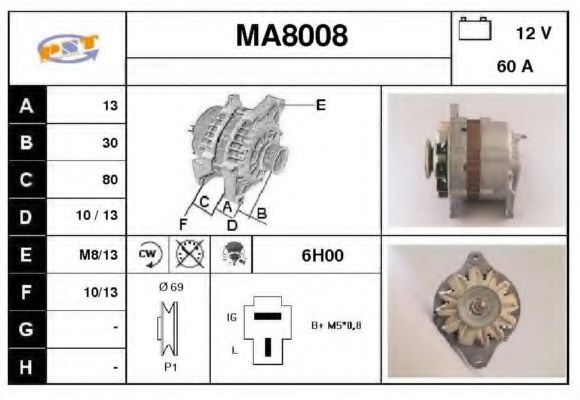 SNRA MA8008