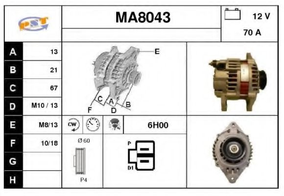 SNRA MA8043