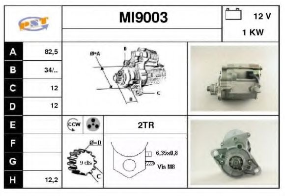 SNRA MI9003