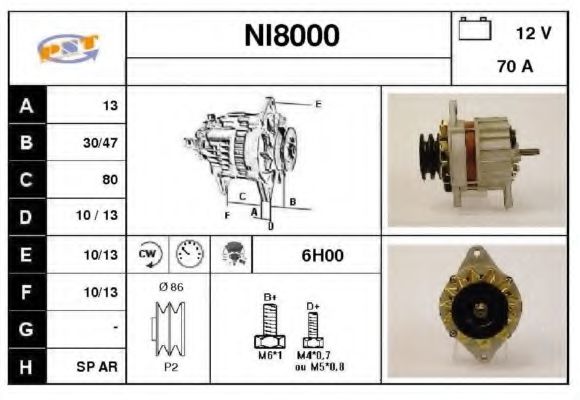 SNRA NI8000
