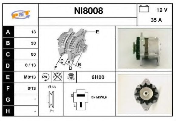 SNRA NI8008