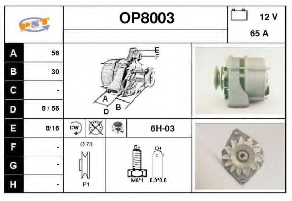 SNRA OP8003