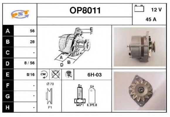 SNRA OP8011