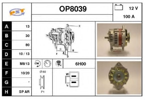 SNRA OP8039