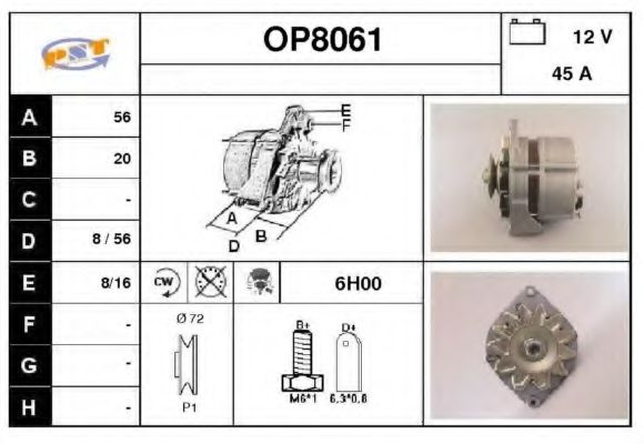 SNRA OP8061