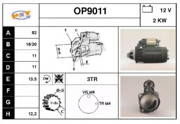 SNRA OP9011