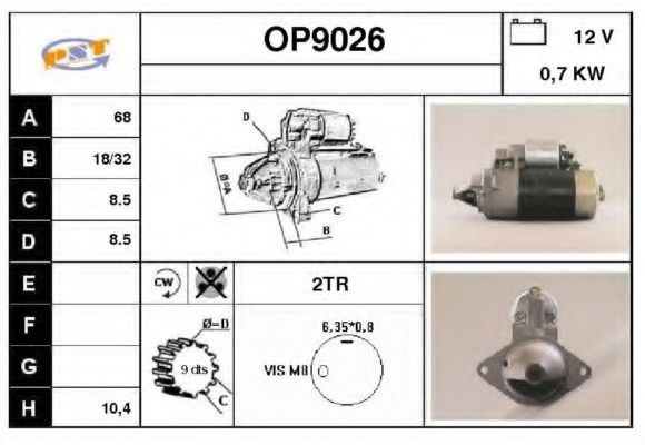 SNRA OP9026