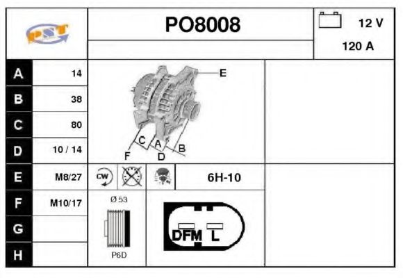 SNRA PO8008