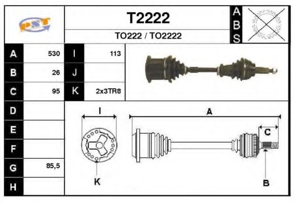 SNRA T2222