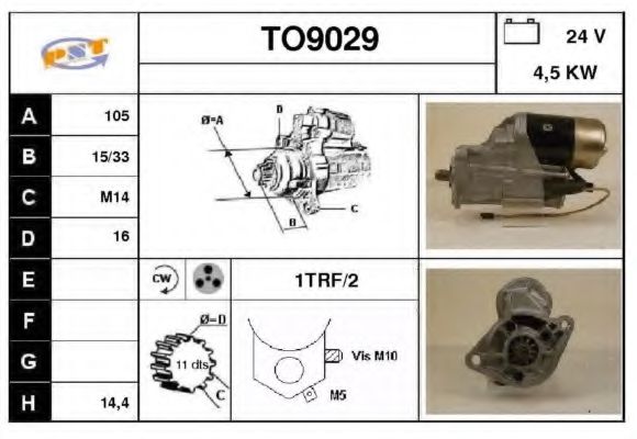 SNRA TO9029 SNRA TO9029