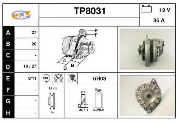SNRA TP8031