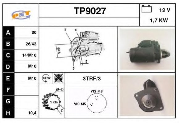 SNRA TP9027